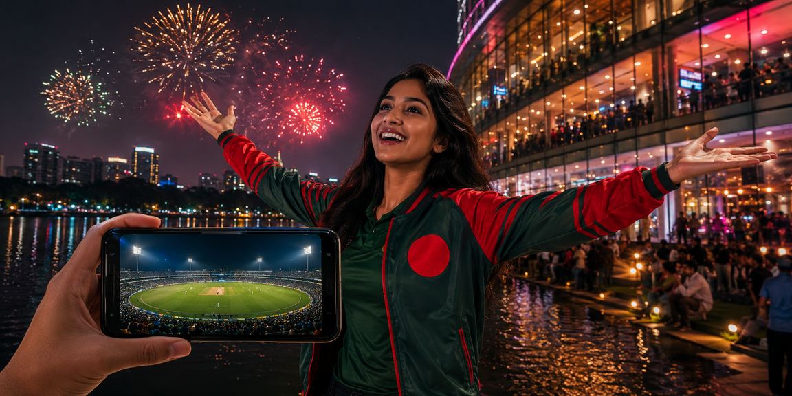 ঢাকায় ক্রিকেট বেটিং উপভোগ করছেন বাংলাদেশি মডেল